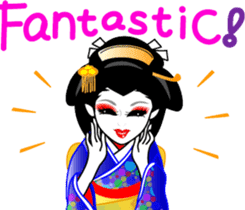 Message of a geisha girl 3 sticker #7902975