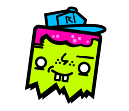 Sticker Puke sticker #7903102