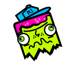 Sticker Puke sticker #7903118