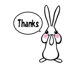 Rabbit!!!!!!! sticker #7903169