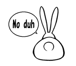 Rabbit!!!!!!! sticker #7903171