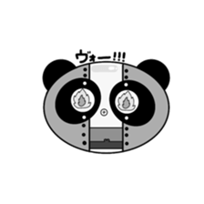 monochrome-robot sticker #7903504