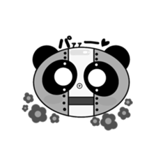 monochrome-robot sticker #7903507