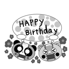 monochrome-robot sticker #7903539