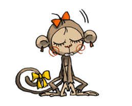 ELEGANT KIIMO Monkey 2 sticker #7903609
