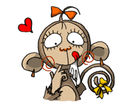 ELEGANT KIIMO Monkey 2 sticker #7903619