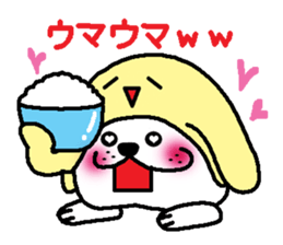 Hat to manipulate dog sticker #7904635