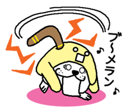 Hat to manipulate dog sticker #7904642