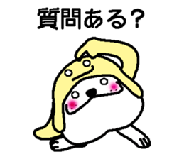 Hat to manipulate dog sticker #7904648