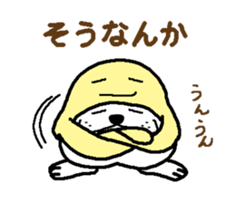 Hat to manipulate dog sticker #7904651