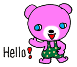 Precocious Bear Pinky - ENGLISH sticker #7904702