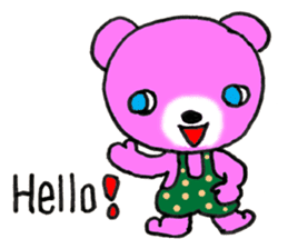 Precocious Bear Pinky - ENGLISH sticker #7904702