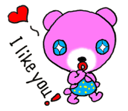 Precocious Bear Pinky - ENGLISH sticker #7904706