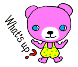 Precocious Bear Pinky - ENGLISH sticker #7904708
