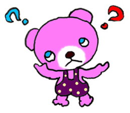 Precocious Bear Pinky - ENGLISH sticker #7904711
