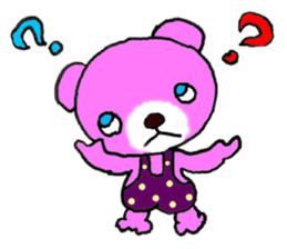 Precocious Bear Pinky - ENGLISH sticker #7904711