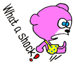 Precocious Bear Pinky - ENGLISH sticker #7904714