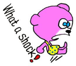 Precocious Bear Pinky - ENGLISH sticker #7904714