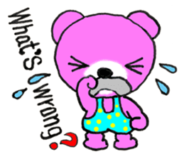 Precocious Bear Pinky - ENGLISH sticker #7904715