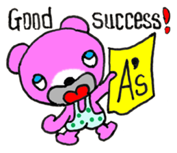 Precocious Bear Pinky - ENGLISH sticker #7904716