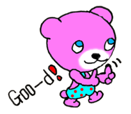 Precocious Bear Pinky - ENGLISH sticker #7904717
