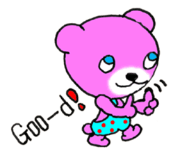 Precocious Bear Pinky - ENGLISH sticker #7904717