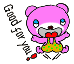 Precocious Bear Pinky - ENGLISH sticker #7904719