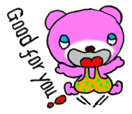 Precocious Bear Pinky - ENGLISH sticker #7904719