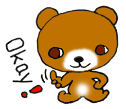 Precocious Bear Pinky - ENGLISH sticker #7904723