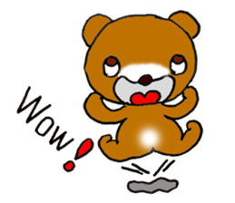 Precocious Bear Pinky - ENGLISH sticker #7904724