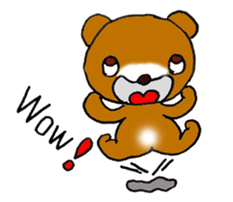 Precocious Bear Pinky - ENGLISH sticker #7904724