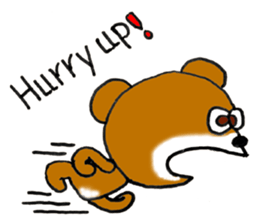 Precocious Bear Pinky - ENGLISH sticker #7904725