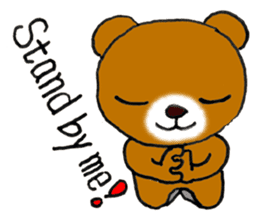 Precocious Bear Pinky - ENGLISH sticker #7904727