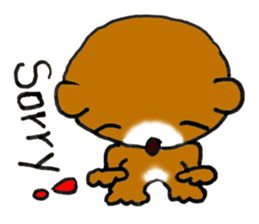 Precocious Bear Pinky - ENGLISH sticker #7904729