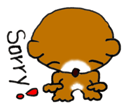 Precocious Bear Pinky - ENGLISH sticker #7904729