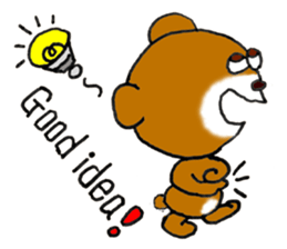 Precocious Bear Pinky - ENGLISH sticker #7904730
