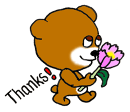 Precocious Bear Pinky - ENGLISH sticker #7904732