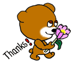 Precocious Bear Pinky - ENGLISH sticker #7904732