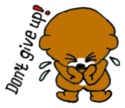 Precocious Bear Pinky - ENGLISH sticker #7904735