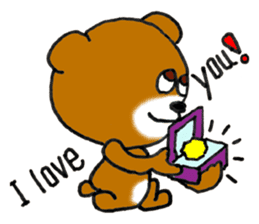 Precocious Bear Pinky - ENGLISH sticker #7904738