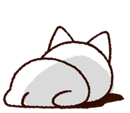 Kumamoto dialect cat sticker #7904809