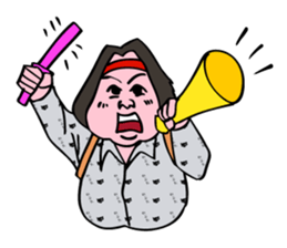 Nebuta boy is really nerd. sticker #7904875