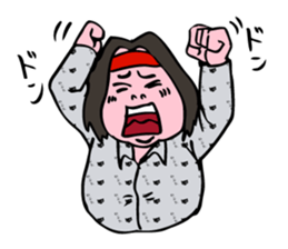 Nebuta boy is really nerd. sticker #7904891