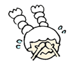 A girl, Usamin sticker #7905031