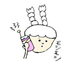 A girl, Usamin sticker #7905047