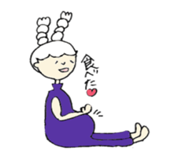 A girl, Usamin sticker #7905051