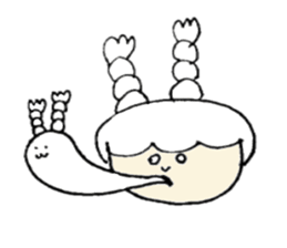 A girl, Usamin sticker #7905055