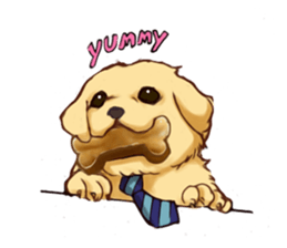 Dog job sticker #7905381