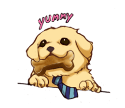 Dog job sticker #7905381