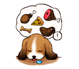 Dog job sticker #7905388